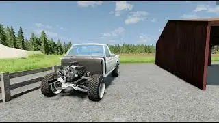 BeamNG Drive RP #93 &mdash; Обновление от My Neighbors￼ OBS по ремонту грузовика Ford | Новый двигатель