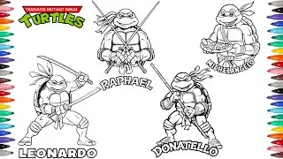 Teenage Mutant Ninja Turtles Coloring Page | TMNT