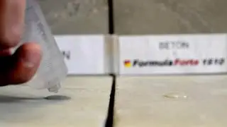 Product Testing I Concrete floor vs. hard floor  (Formula-Forte 1610)