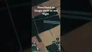 plane in mid flight on Google maps #aviation