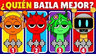 Adivina Quién Baila Incredibox Sprunki | Black⚫ Wenda🐾 Oren🟠 Fun Bot🤖