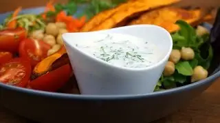 Schneller Kr&auml;uterdip vegan Rezept | Der Bio Koch #791