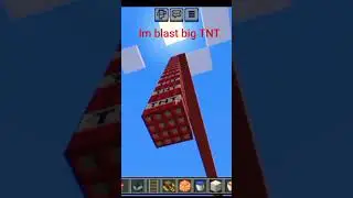 TNT blast in Minecraft