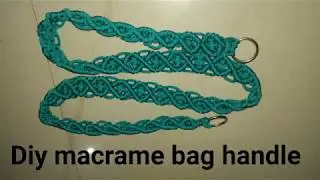 Diy how to make macrame bag long handle # design 5