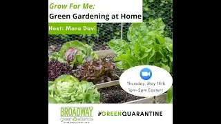 Grow For Me: Green Gardening at Home