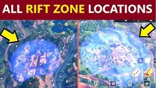 All Fortnite Rift Zones (Fortnite Season 10 Worlds Collide Mission Challenges - Visit a Rift Zone)
