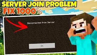 How To Fix Disconnected From Server in Mcpe 1.22 Update 1000% Fix 😱