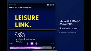 Vision Australia - Parkinson's Awareness Month