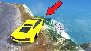 Cars vs Cliff Roads &ndash; BeamNG Drive