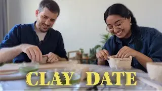 Clay Date with my Studio Friend! (Basic Beginner Pottery Tips)