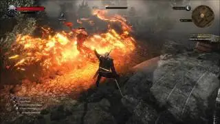 Witcher 3 Wild Hunt - Hearts of Stone Hardest Boss Fight Ever?