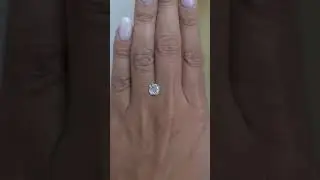 1.86ct radiant F+ color SI1 clarity EYECLEAN ON HAND