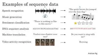 Why sequence models - Sequence Models