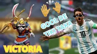 JUGAMOS DLS 26 Y GOL DE TIKI TAKA DE MESSI 😎 + PARTIDA DE ARENA OF VALOR 