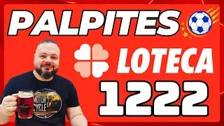 LOTECA 1222 | Palpites An&aacute;lise Completa e Programa&ccedil;&atilde;o com BOL&Atilde;O OFICIAL