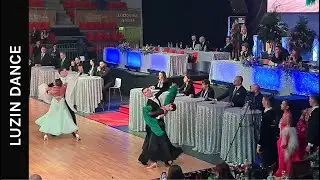 Oleksii Luzin & Yeva Shabatko: T&aacute;ncSport Magyar Bajnoks&aacute;gok 2024, WDSF Open, Youth Standart 1/2 fin