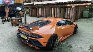 Lamborghini Huracan Evo - Forza Horizon 5 | Thrustmaster T300RS Steering Wheel Gameplay