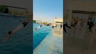 New Dive Flip swimming pool viral video so million views🔥