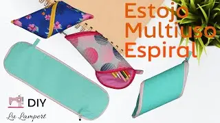 ESTOJO ESCOLAR MULTIUSO ESPIRAL -  FÁCIL DE FAZER