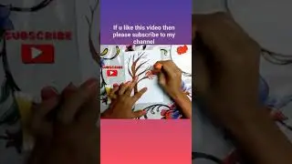 earbuds printing/beautiful tree paint with earbuds #shortseasypaint