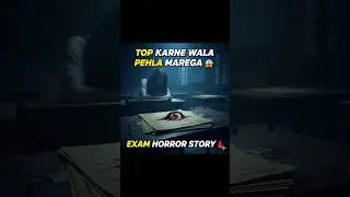 Top Karne Wala Pehla Marega 😱 | Horror Exam Story #movieexplainedinhindi #shorts