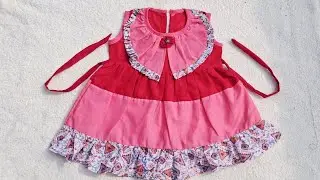 কিউট বেবি ফ্রক কাটিং ও সেলাই | Perfect Dress for Baby Girl