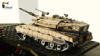 IDF Merkava MK IV 3958 with Full Metal for Heng Long 1/16 RC Battle Tank Vehicle lnfrared Fighting