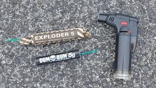 Exploder 5 vs Dum Bum 5g - petardy