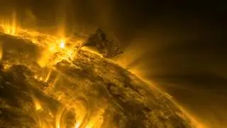 Solar Prominence Eruption