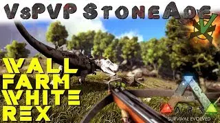 We Built A Wall! | VsPVP: StoneAde | ARK: Survival Evolved Primitive | S3:EP4