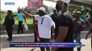 Hundreds 'Walk for Gaza' in Ghana to raise awareness for humanitarian crisis and lives lost