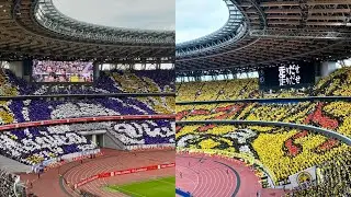 【2025ルヴァン決勝】両ゴール裏 コレオグラフィー
