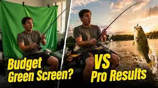 A cheap $30 6'x6' Portable Green Screen Background Backdrop Bundle for Chrome Keying Review