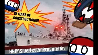 HNlMS De Zeven Provinci&euml;n, последний в мире артиллерийский крейсер.