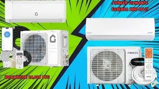 Which AC fits your home? IDEALHOUSE 24,000 BTU  VS Pioneer Diamante Essenza 17,000 BTU