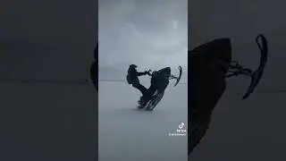 ditchbanger wheelies. #skidoo #snowmobile #rev #winter #snow #wheelies #catwalk