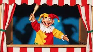 Mr Punch At A Puppet ￼Theatre Backwards