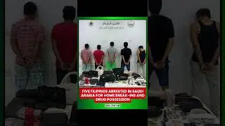 5 Pinoys in Saudi Arrested for Allegedly Stealing from Homes and Possession of Drugs