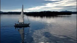 Sailing in Kommeno Bay, Corfu, Greece, November 2024