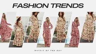 LONG SLEEVE PLUNGE DRESS MAXI  ENOCH FASHION