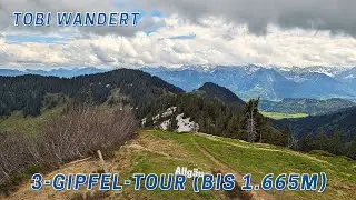 3-Gipfel-Tour im Allg&auml;u - Gr. Ochsenkopf (1.662m), Weiherkopf (1.665m), Bolsterlanger Horn (1.585m)
