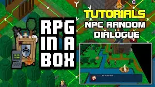 RPG in a Box: Master the Art of NPC Random Dialogue Creation Tutorial! 💪