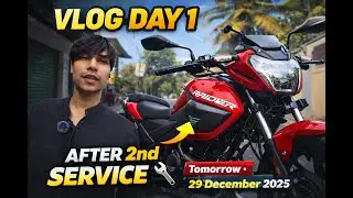 Vlog Day 1 🚀 Bike Look After 2nd Servicing 🔧 | First Daily Vlog | 29 Dec 2025