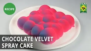 Chocolate Velvet Spray Cake Recipe | Masala Mornings | Masala TV | Shireen Anwar | Dessert