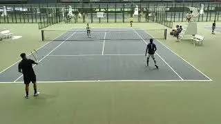 Tennis in Manila for a charity event.