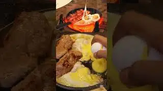 Ходячий замок Хаула (в реальной жизни) Завтрак!!!🍳🥓 #asmr #аниме #ghibli #еда #studioghibli #шорты