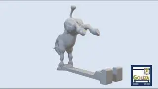 3d printed horse phone stand decor  using anycubic mega s