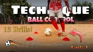 Ball Mastery I Coerver Coaching & Soccer Drills HOMEWORK Part 1-15 *GREAT* Drills For BALL CONTROL ⚽