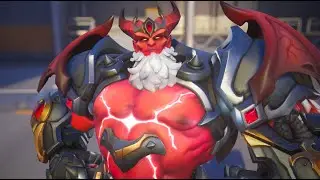 NEW Demon Lord Reinhardt Skin Showcase | Overwatch 2