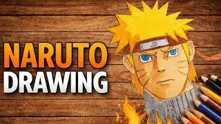 Draw Naruto with hyper Realistic 😱|| easy and step by step Drawing Tutorial #viral #art #trending 